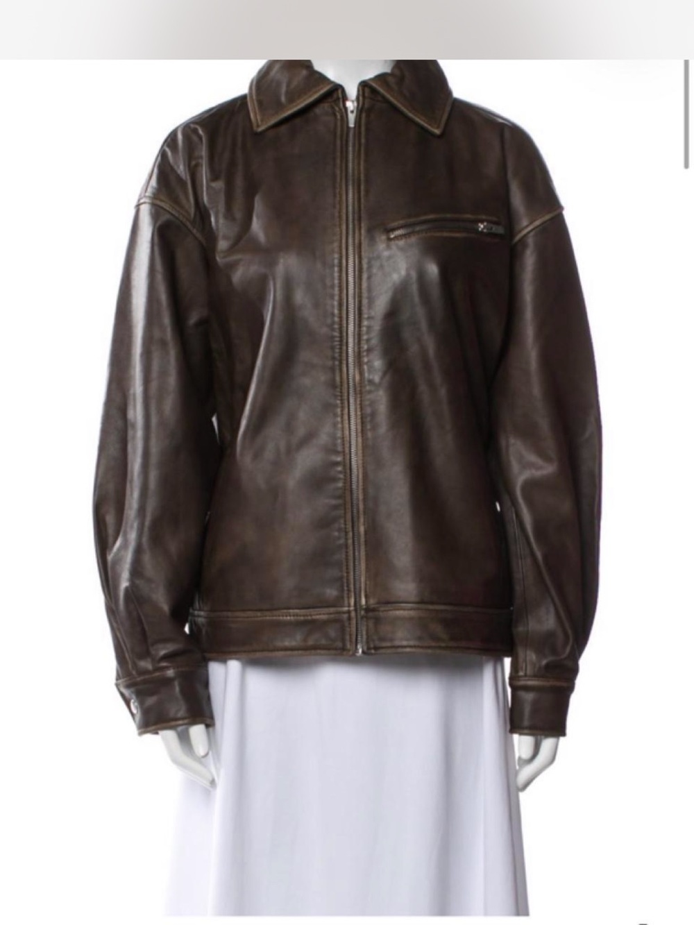 SOLD OUT Veda x Reformation Leather Jacket